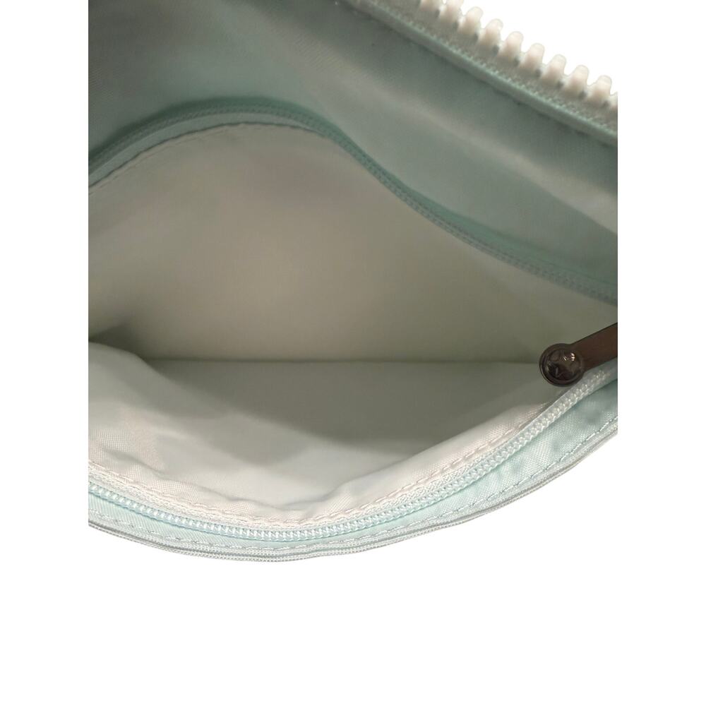 NWT Kipling Alvar Mint Crossbody Nylon‎ Organizer Purse Monkey Keychain wallet - Picture 9 of 10